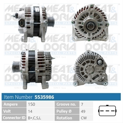 ALTERNATOR NEW MEAT&DORIA