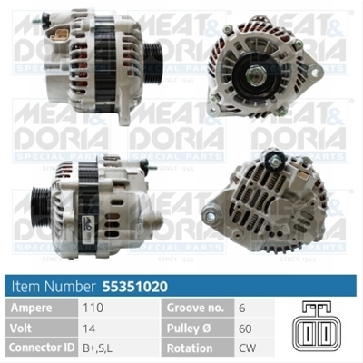 ALTERNATOR MEAT&DORIA