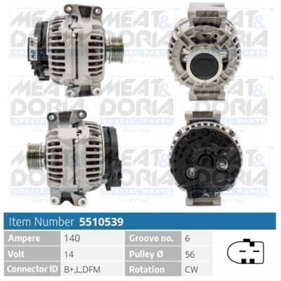 ALTERNATOR NEW MEAT&DORIA