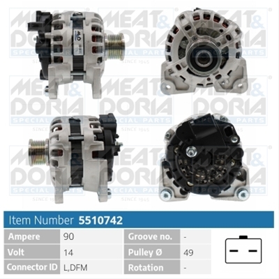Imagine pentru produsul „ALTERNATOR NEW MEAT&DORIA"