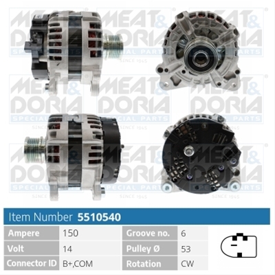 ALTERNATOR NEW MEAT&DORIA