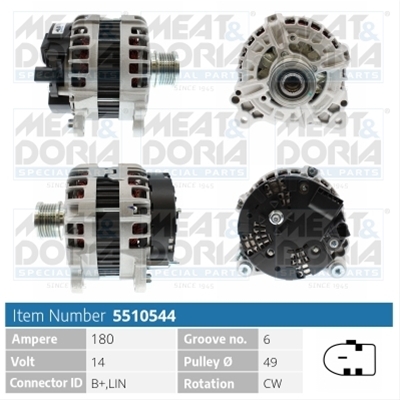 ALTERNATOR NEW MEAT&DORIA