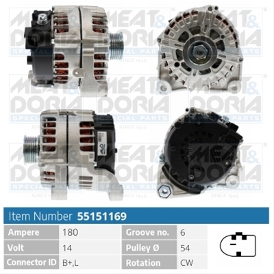 ALTERNATOR NEW MEAT&DORIA