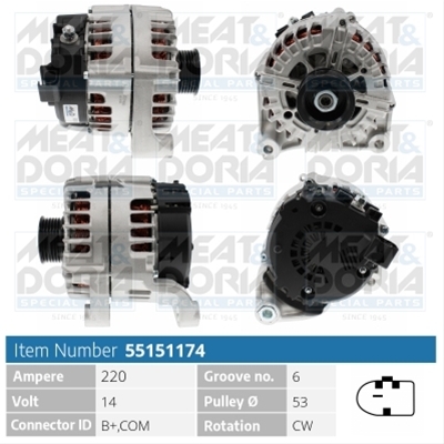 ALTERNATOR NEW MEAT&DORIA