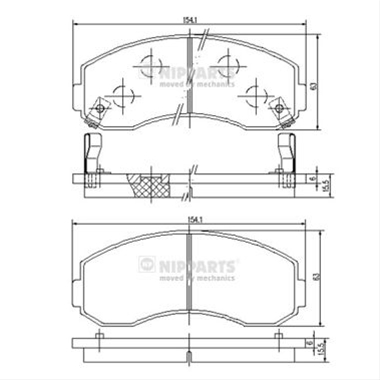 Imagine pentru produsul „SET PLACUTE FRANA,FRANA DISC"