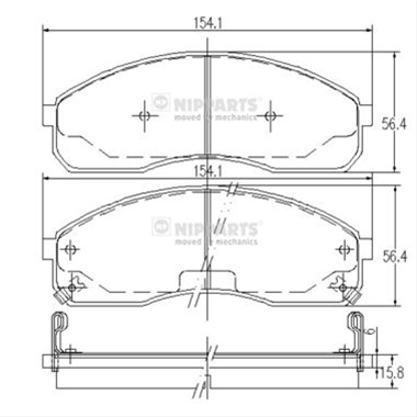 Imagine pentru produsul „SET PLACUTE FRANA,FRANA DISC"