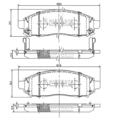 Imagine pentru produsul „SET PLACUTE FRANA,FRANA DISC"