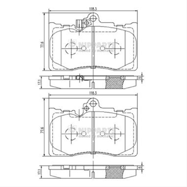 Imagine pentru produsul „SET PLACUTE FRANA,FRANA DISC"