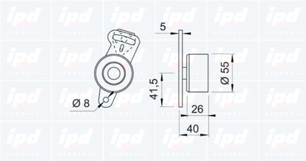 Imagine pentru produsul „ROLA INTINZATOR,CUREA DISTRIBUTIE"