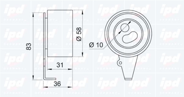 Imagine pentru produsul „ROLA INTINZATOR,CUREA DISTRIBUTIE"