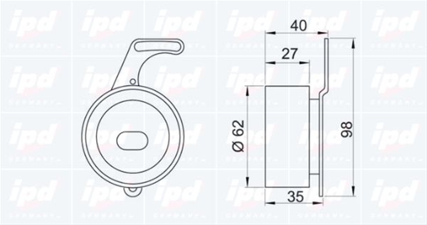 Imagine pentru produsul „ROLA INTINZATOR,CUREA DISTRIBUTIE"