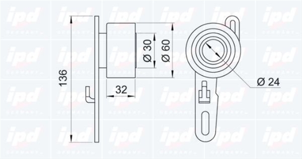 Imagine pentru produsul „ROLA INTINZATOR,CUREA DISTRIBUTIE"