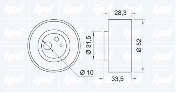 Imagine pentru produsul „ROLA INTINZATOR,CUREA DISTRIBUTIE"
