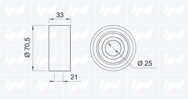 Imagine pentru produsul „ROLA GHIDARE/CONDUCERE, CUREA DISTRIBUTIE"