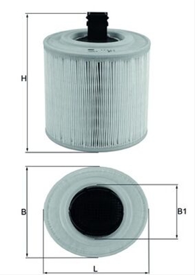 Imagine pentru produsul „FILTRU AER - MAHLE"