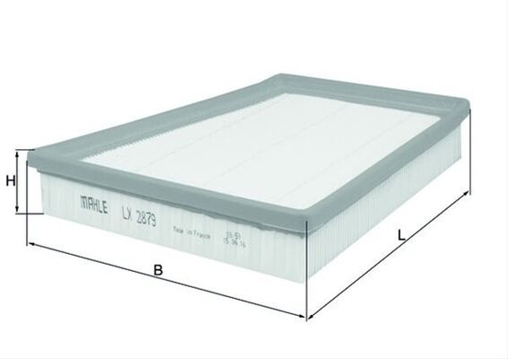 Imagine pentru produsul „FILTRU AER - MAHLE"