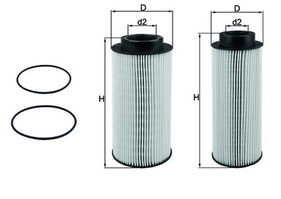 Imagine pentru produsul „SET FILTRU COMBUSTIBIL - MAHLE - CSNBB"