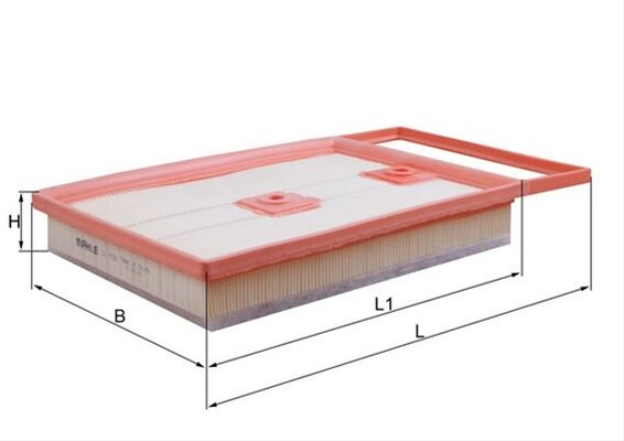 Imagine pentru produsul „FILTRU AER - MAHLE"