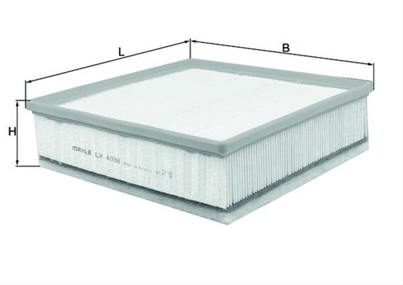 Imagine pentru produsul „FILTRU AER - MAHLE"