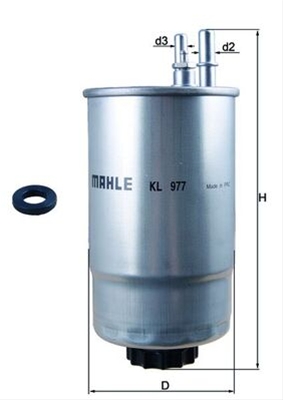 Imagine pentru produsul „FILTRU COMBUSTIBIL - MAHLE"