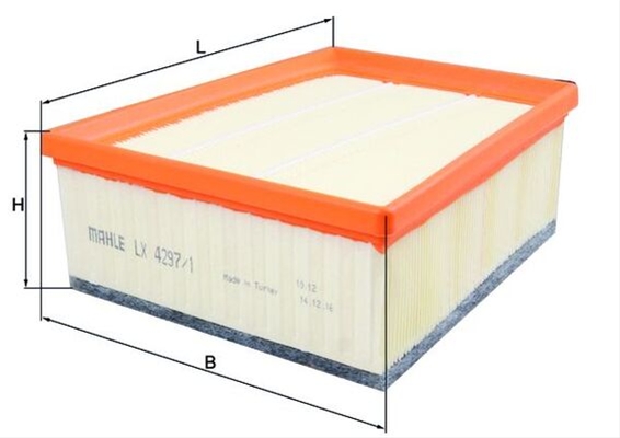 Imagine pentru produsul „FILTRU AER - MAHLE"