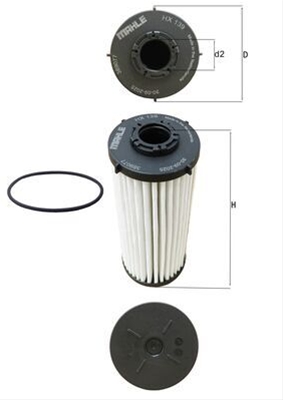 Imagine pentru produsul „FILTRU ULEI HIDRAULIC - MAHLE"