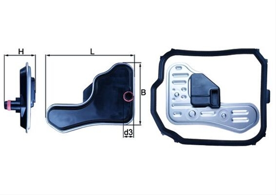 Imagine pentru produsul „FILTRU ULEI HIDRAULIC - MAHLE"