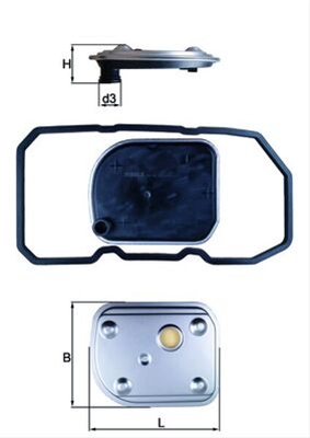 FILTRU ULEI HIDRAULIC - MAHLE