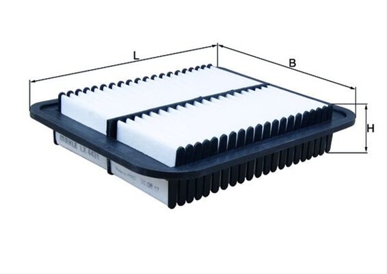 Imagine pentru produsul „FILTRU AER - MAHLE"