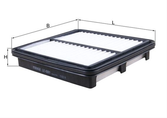 Imagine pentru produsul „FILTRU AER - MAHLE"
