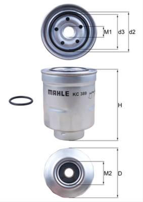 FILTRU COMBUSTIBIL - MAHLE