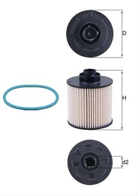 FILTRU COMBUSTIBIL - MAHLE