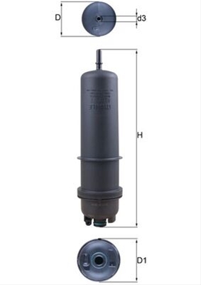FILTRU COMBUSTIBIL - MAHLE
