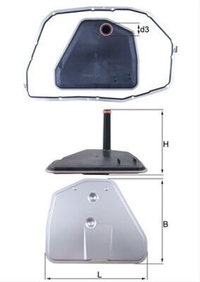 FILTRU ULEI HIDRAULIC - MAHLE