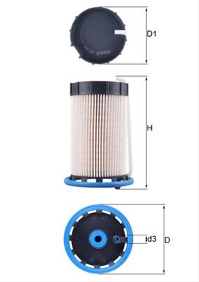 Imagine pentru produsul „FILTRU COMBUSTIBIL - MAHLE"