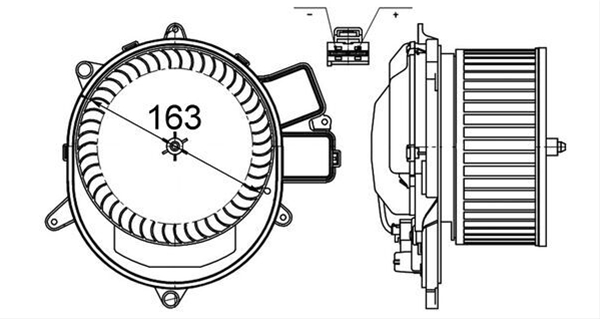 VENTILATOR AEROTERMA MAHLE BEHR
