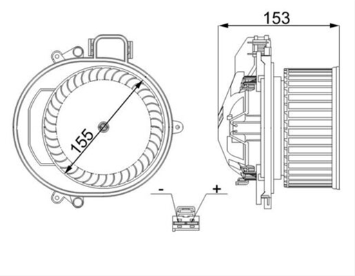 VENTILATOR AEROTERMA MAHLE BEHR