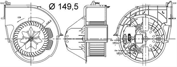 VENTILATOR AEROTERMA MAHLE BEHR