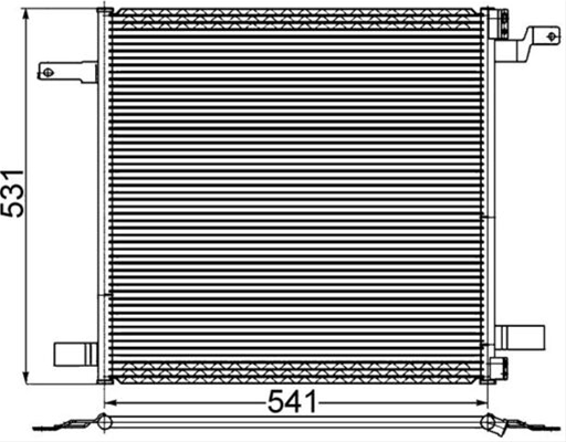 CONDENSATOR AC MAHLE BEHR