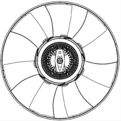 ELECTROVENTILATOR RADIATOR MAHLE BEHR