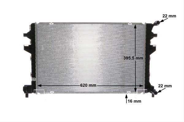 Imagine pentru produsul „RADIATOR INTERCOOLER MAHLE BEHR"