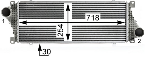 INTERCOOLER MAHLE BEHR