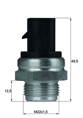 Imagine pentru produsul „COMUTATOR TEMPERATURA, VENTILATOR RADIATOR"