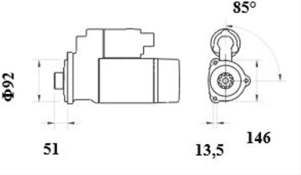Imagine pentru produsul „ELECTROMOTOR - MAHLE"