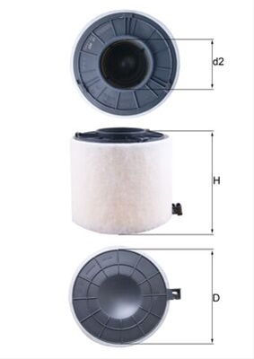Imagine pentru produsul „FILTRU AER - MAHLE"