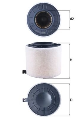 Imagine pentru produsul „FILTRU AER - MAHLE"
