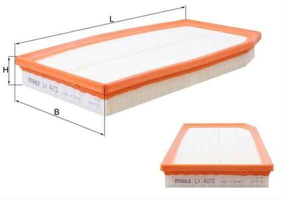Imagine pentru produsul „FILTRU AER - MAHLE"