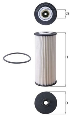 FILTRU ULEI - MAHLE