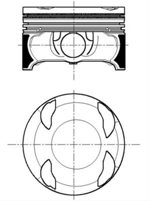 Imagine pentru produsul „PISTON ECHIPAT - MAHLE"
