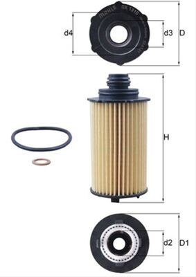 FILTRU ULEI - MAHLE